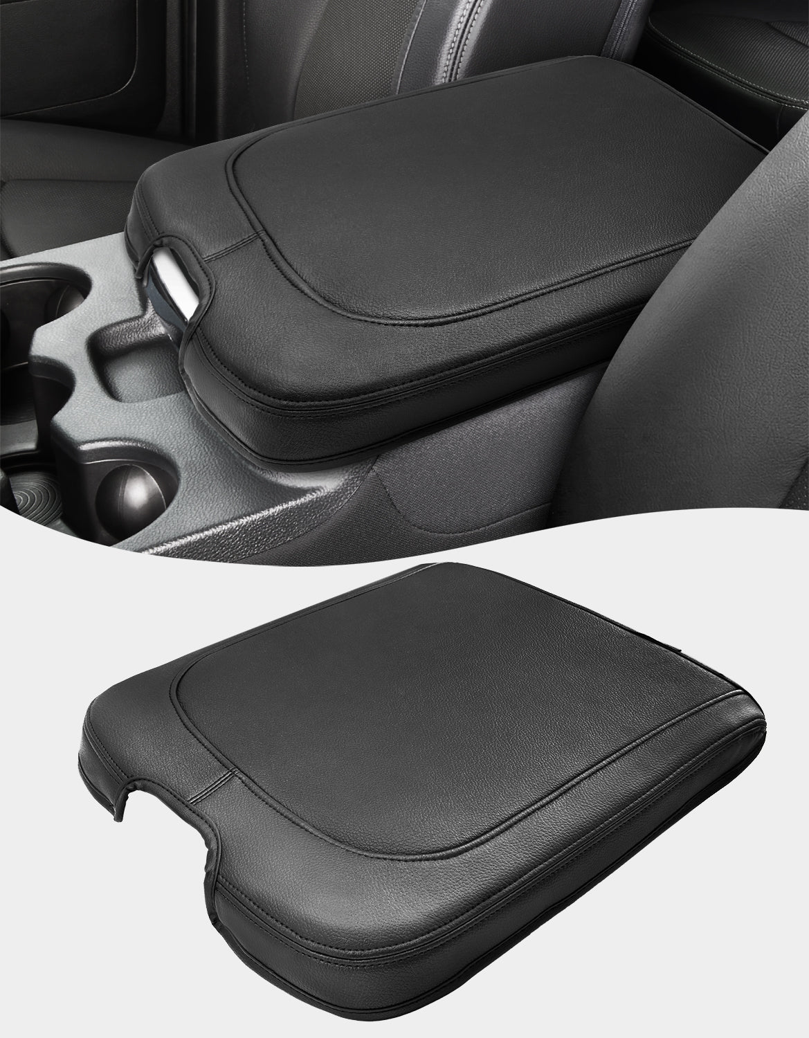 Center Console Armrest Cover for Jump Seat 2013-2018 Dodge Ram 1500,2013-2025 Dodge Ram 2500/3500/1500Classic