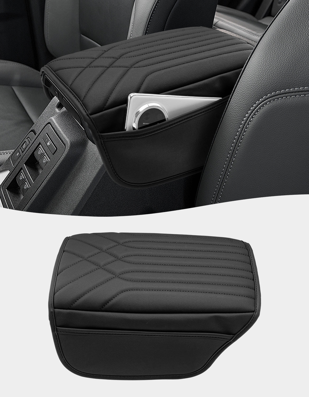 Center Console Armrest Cover Pad for 2021-2026 Ford Bronco