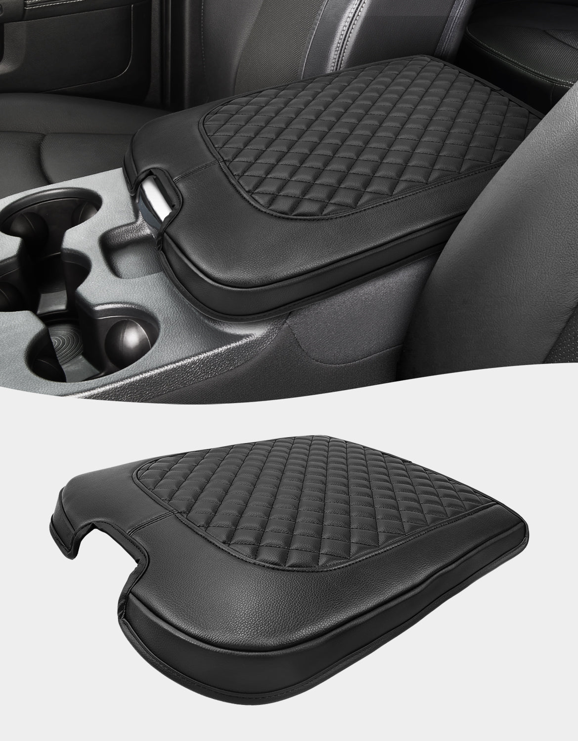 Center Console Armrest Cover for Jump Seat 2013-2018 Dodge Ram 1500,2013-2025 Dodge Ram 2500/3500/1500Classic
