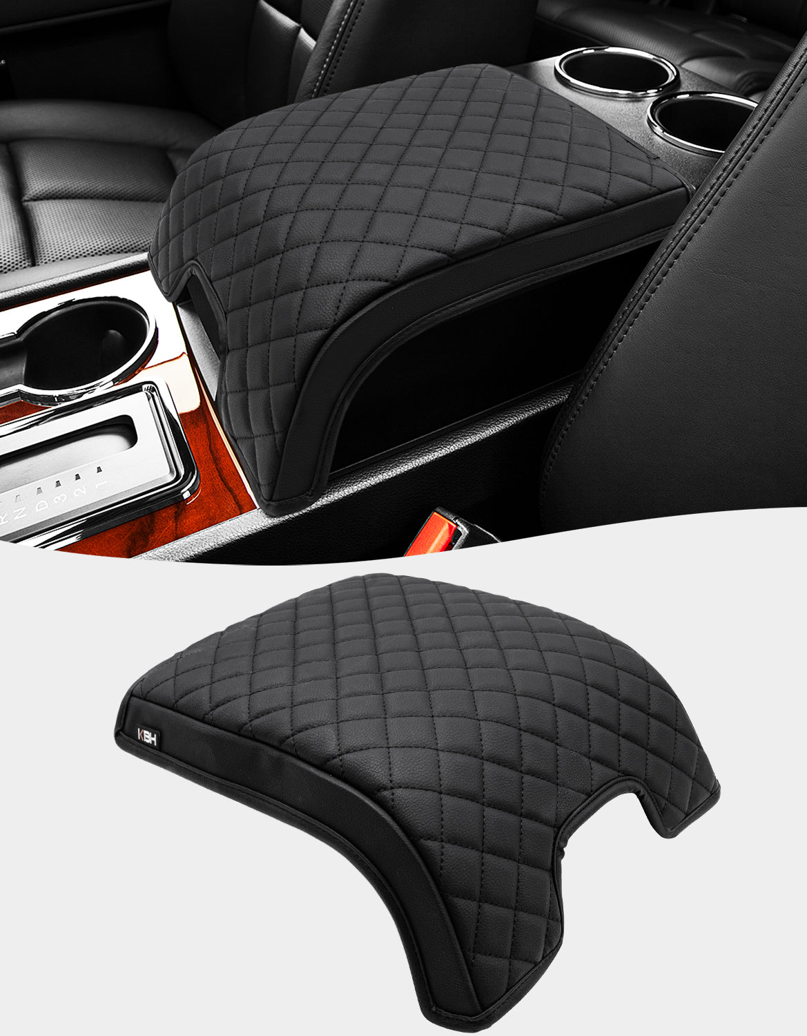 Center Console Armrest Cover Pad for Lincoln Navigator 2007-2014