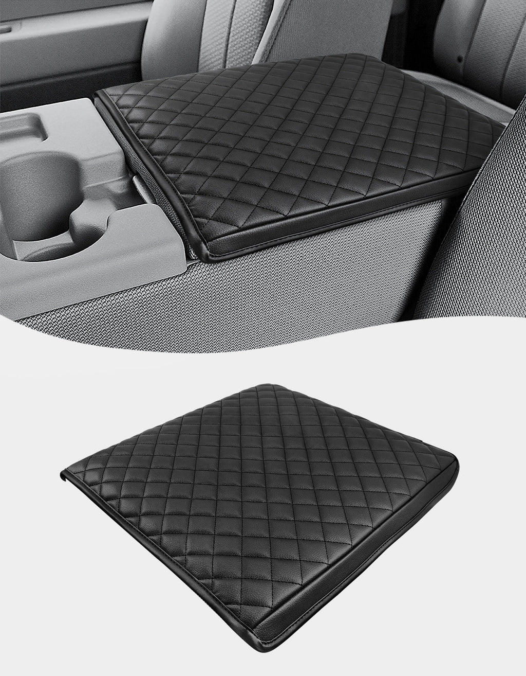 Center Console Armrest Cover Pad for Jump Seat 2011-2014 Ford F150