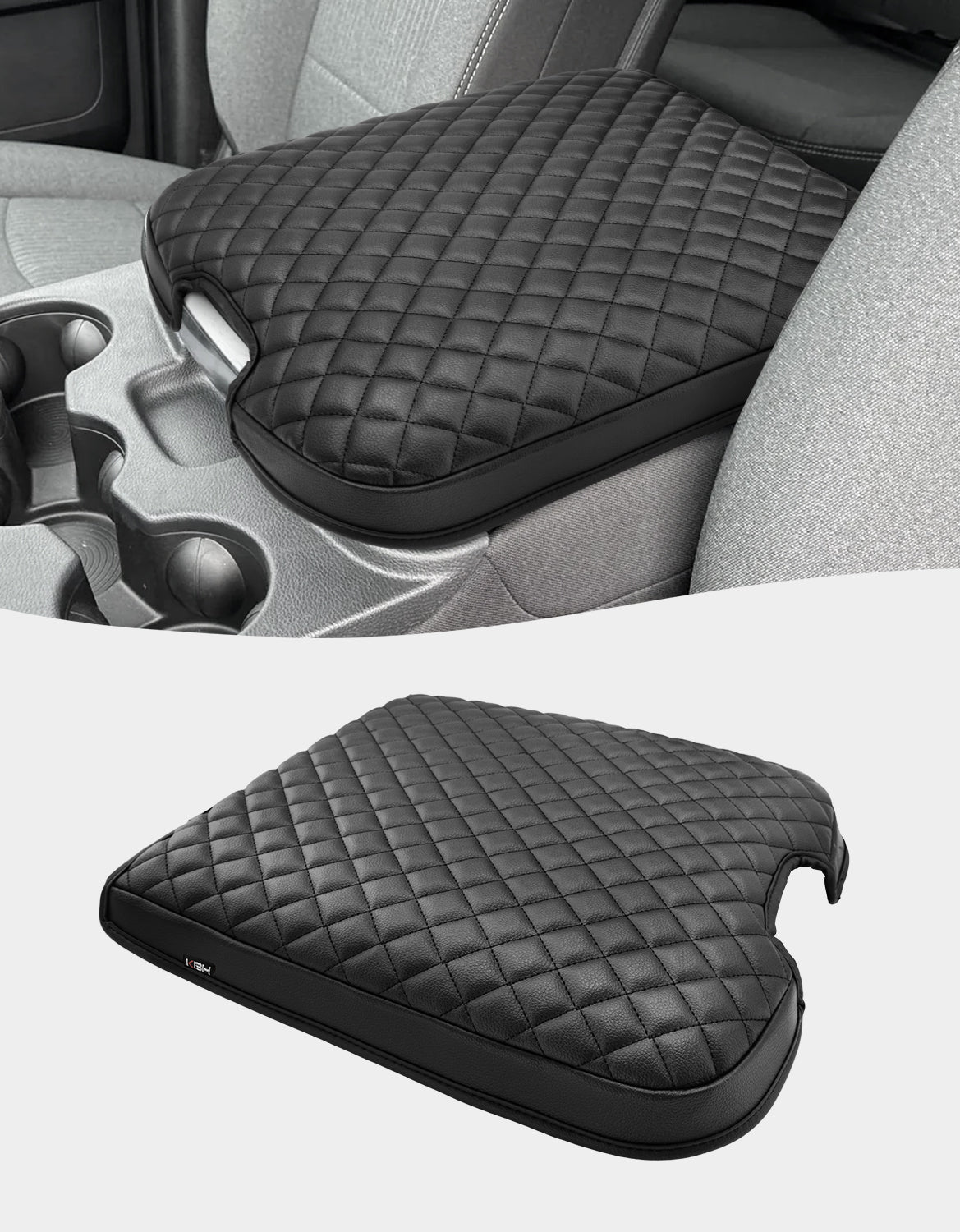Center Console Armrest Cover Pad for Jump Seat 2013-2018 Dodge Ram 1500,2013-2025 Dodge Ram 2500/3500/1500Classic