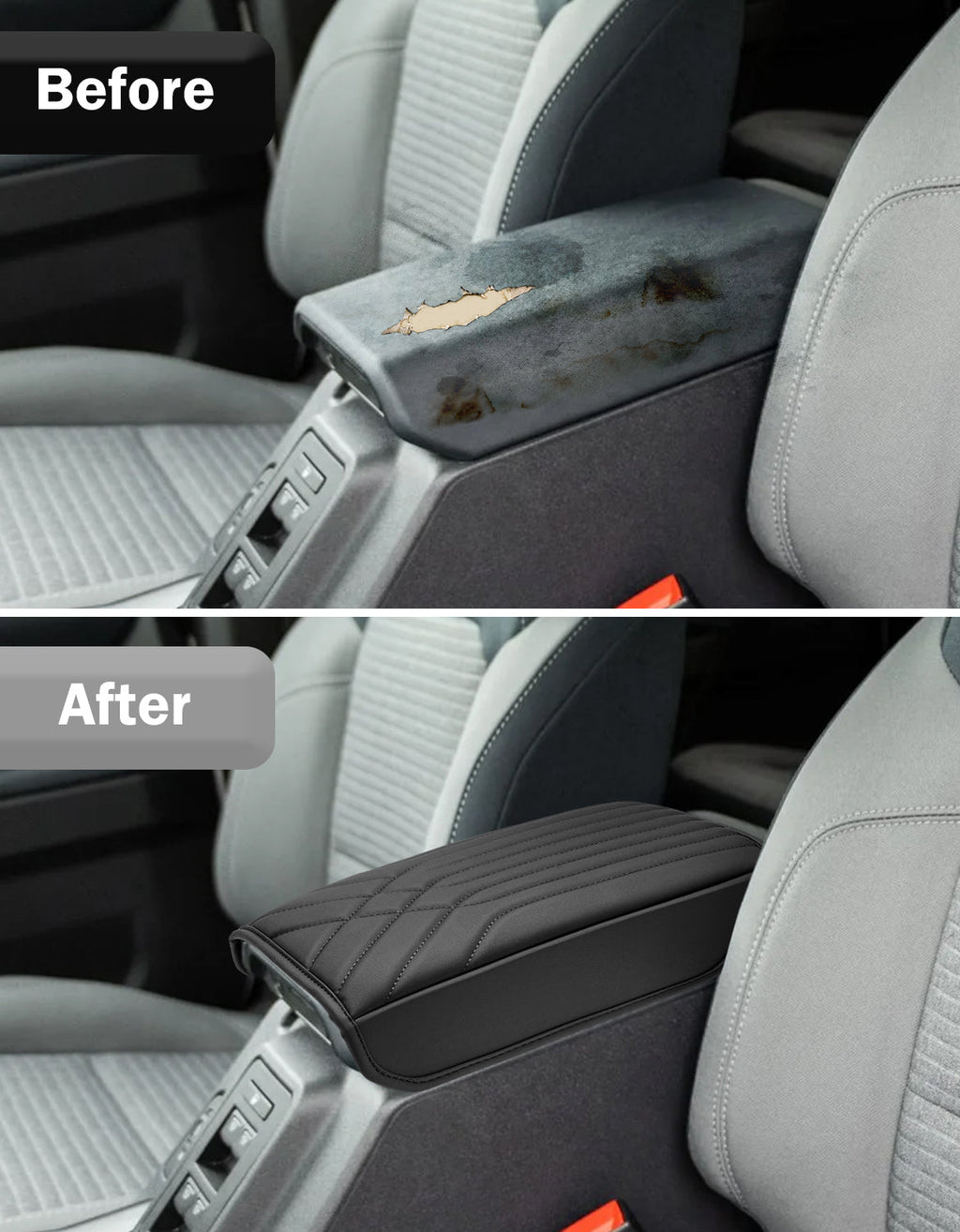 Center Console Armrest Cover Pad for 2021-2026 Ford Bronco