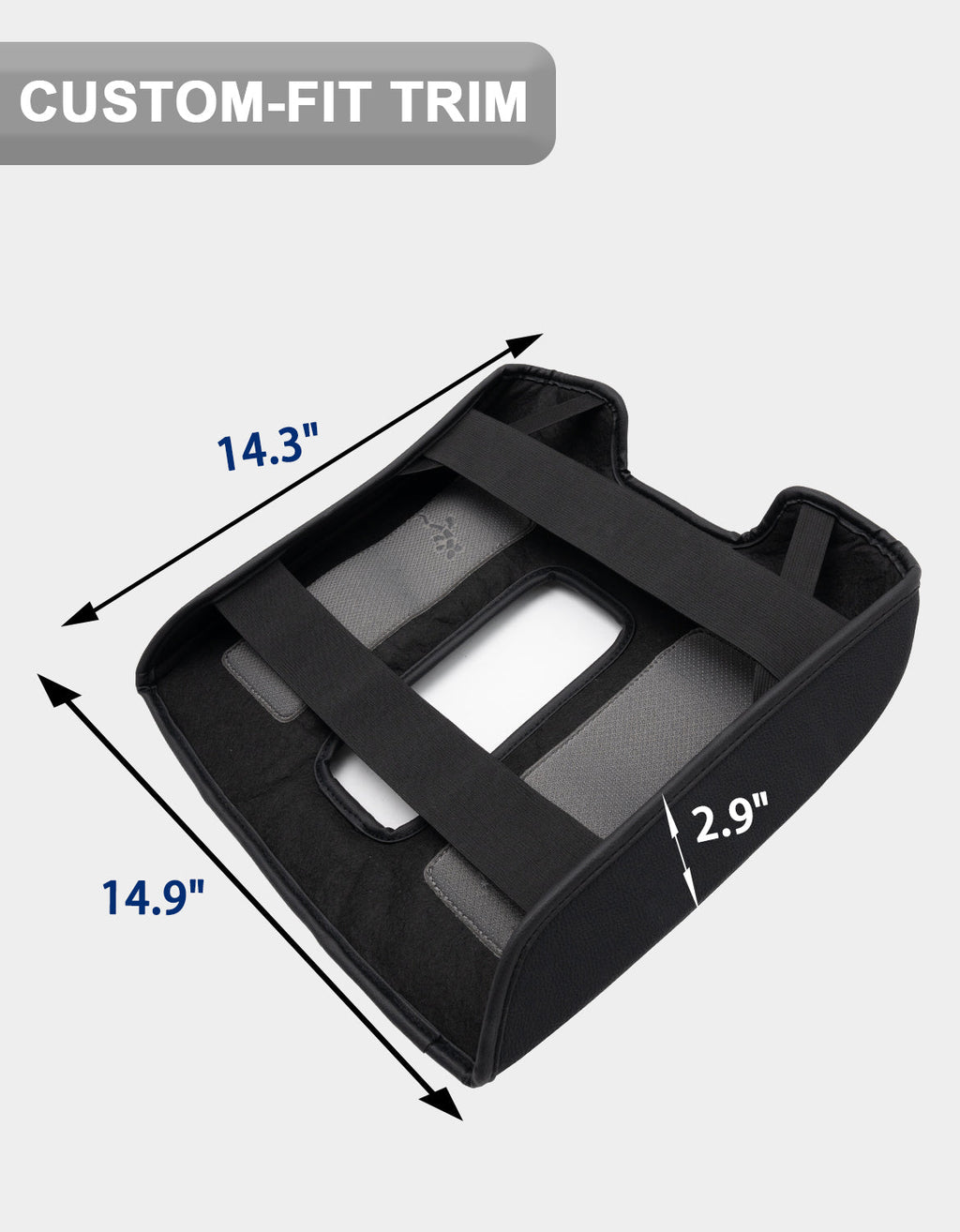 Center Console Armrest Cover Pad for Bucket Seat 2014-2018 Chevy Silverado 1500 2500 3500,2014-2018 GMC Sierra 1500 2500 3500,2015-2020 Tahoe/Yukon/Suburban
