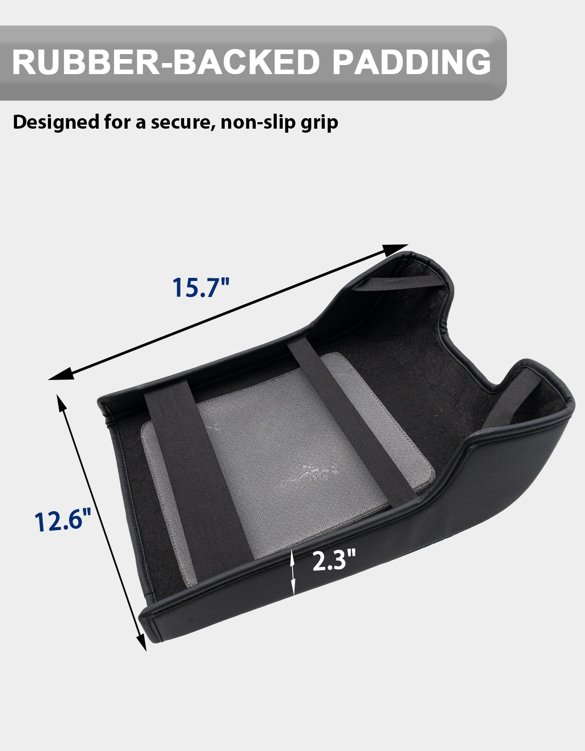 Center Console Cover Pad for Bucket Seat 2011-2016 Ford F250 F350 F450 F550 Super Duty