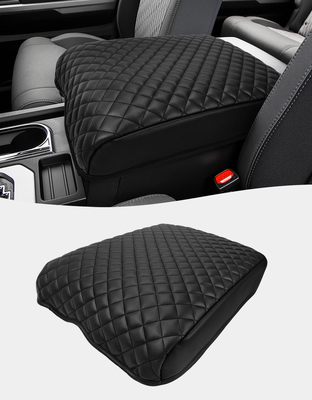 Center Console Armrest Cover Cushion Pad Protector for 2014-2021 Toyota Tundra