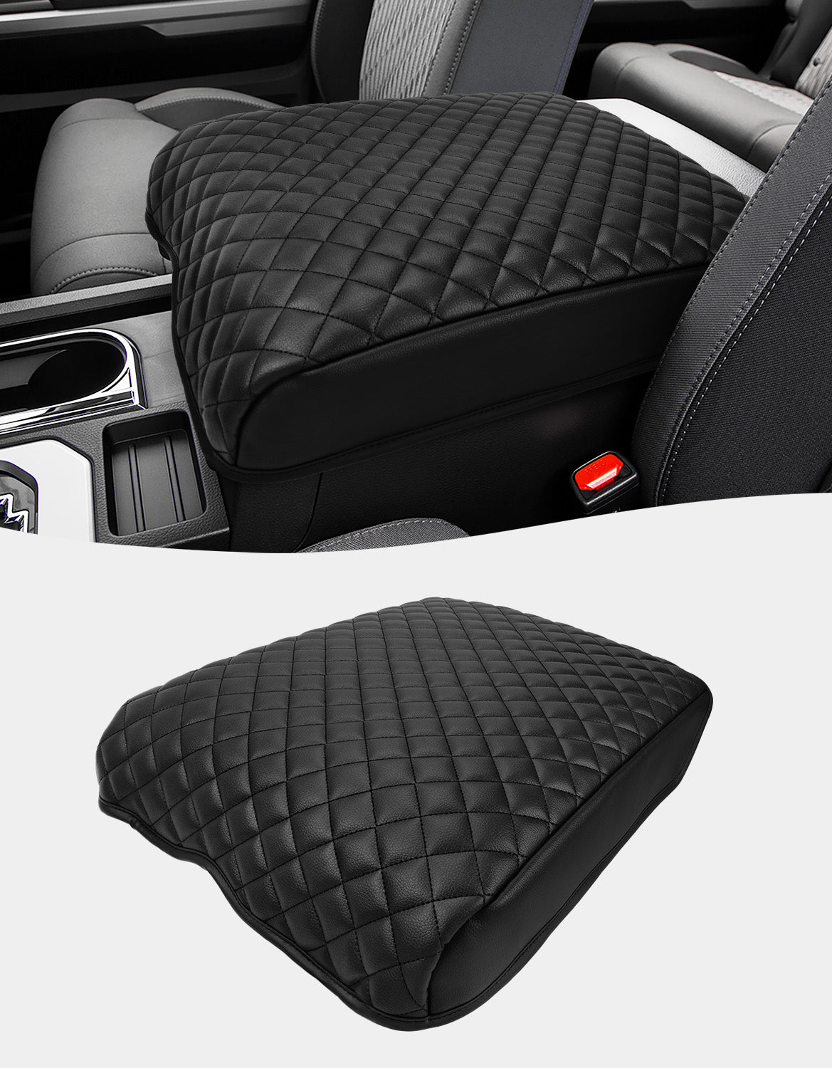 Center Console Armrest Cover Cushion Pad Protector for 2014-2021 Toyota Tundra