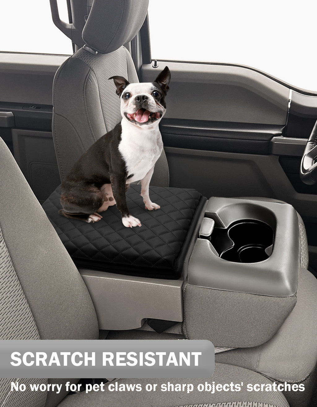 Center Console Armrest Cover Pad for Jump Seat 2004-2010 Ford F150
