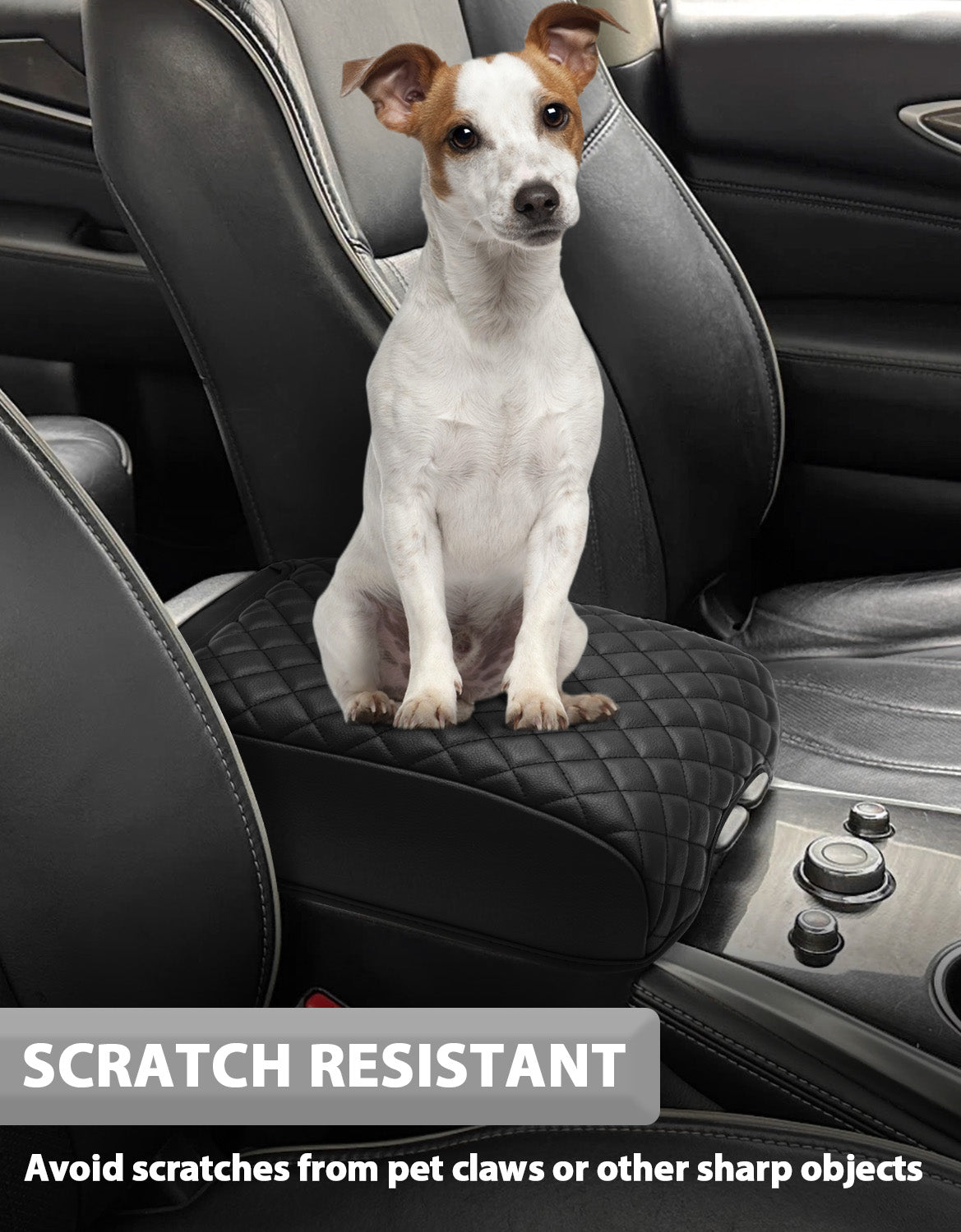 Center Console Armrest Cover Cushion Pad Protector for 2013-2020 Nissan Pathfinder,2013-2020 Infiniti QX60 / JX35