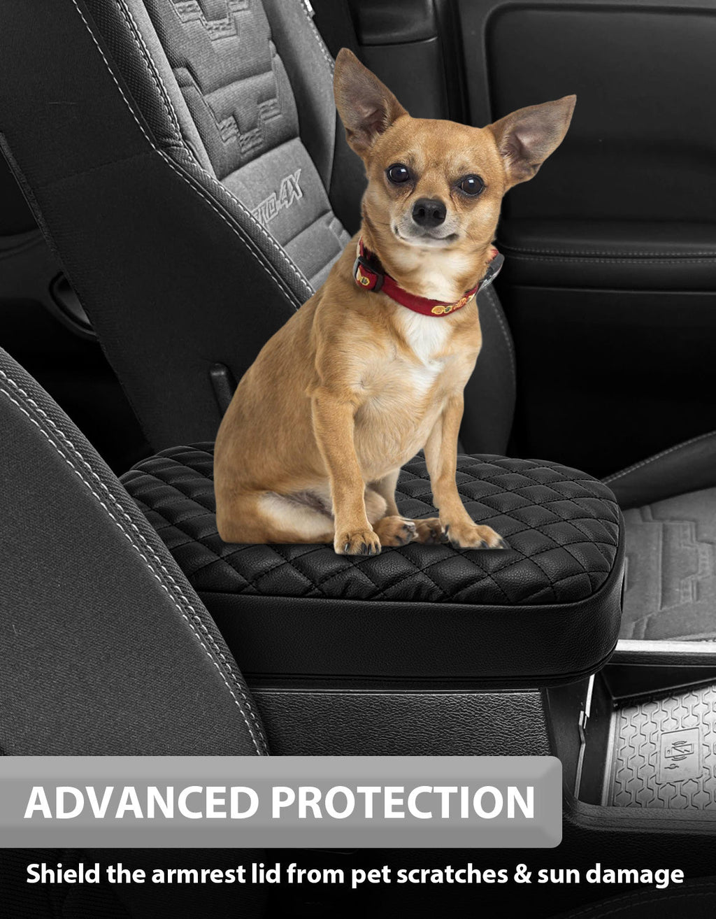 Center Console Armrest Cover Pad for Nissan Frontier 2022-2025