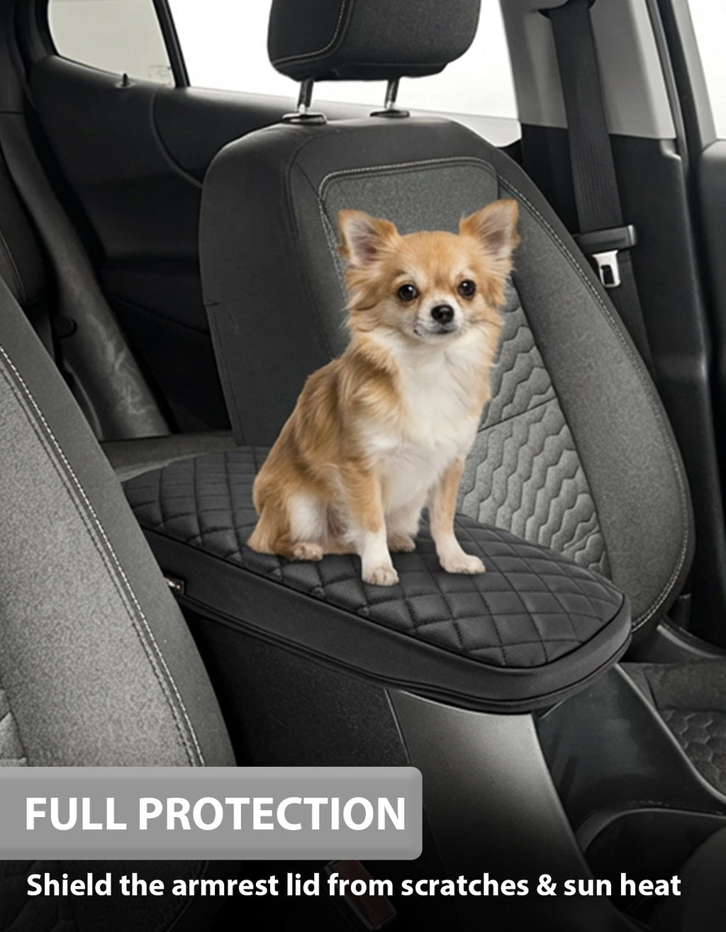 Center Console Armrest Cover Cushion Pad Protector for 2018-2024 Chevy Equinox,2018-2024 GMC Terrain