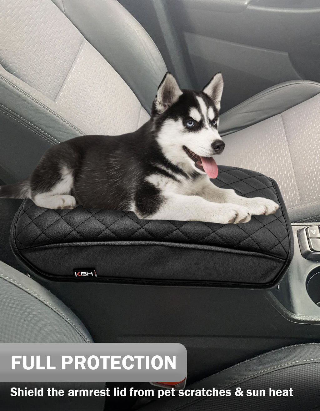 Center Console Armrest Cover for 2017-2021 Hyundai Tucson with Automatic Transmission