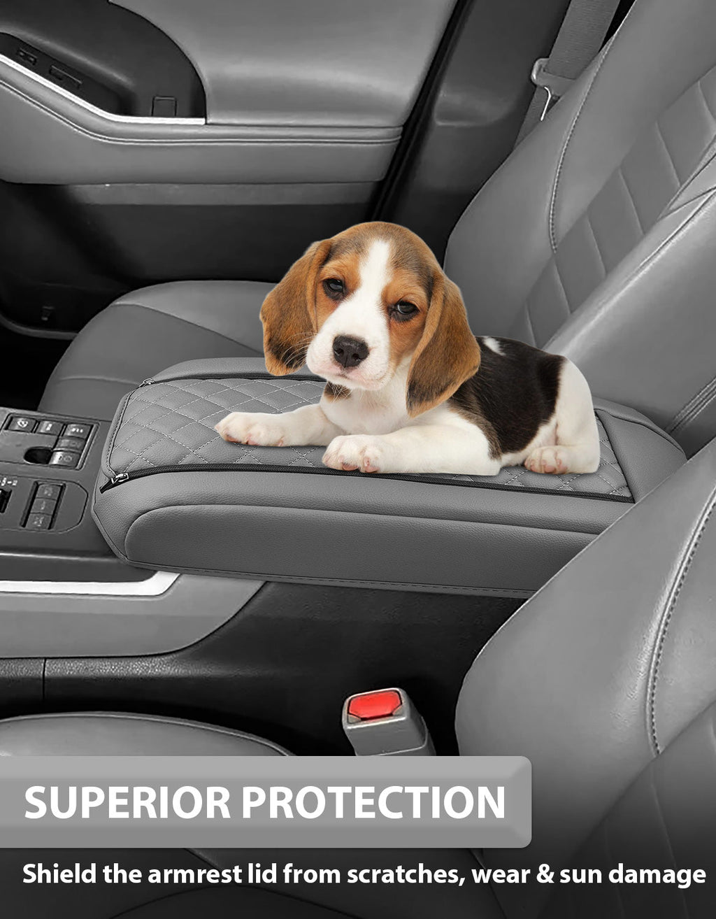 Center Console Armrest Cover Pad for Toyota Highlander 2020-2025