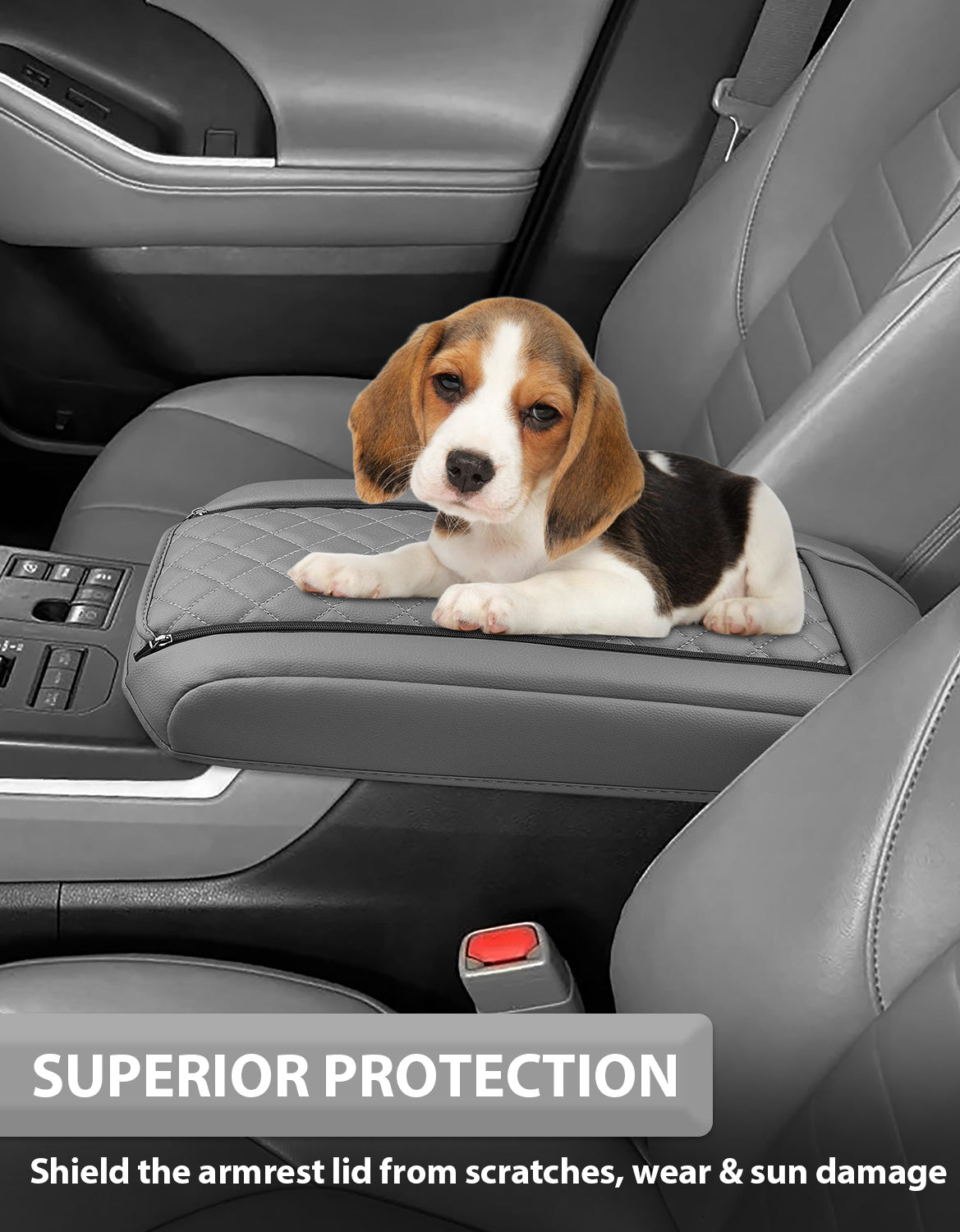 Center Console Armrest Cover Pad for Toyota Highlander 2020-2025