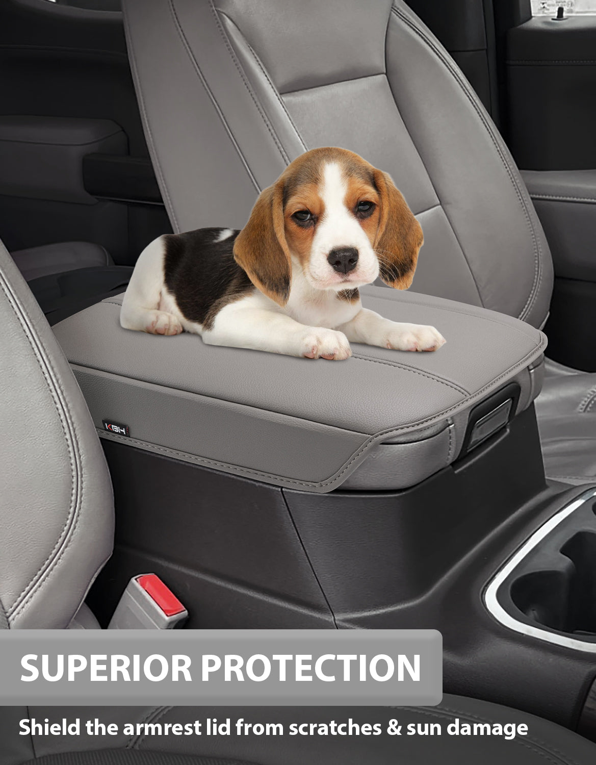Thick Version Center Console Cushion Cover for  Bucket Seat 2019-2026 GMC Sierra 1500 2500 3500,2019-2026 Chevy Silverado 1500 2500 3500, 2021-2026 Tahoe/Suburban/Yukon