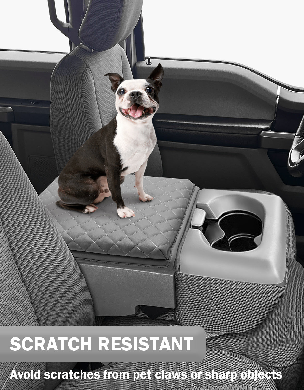 Center Console Armrest Cover Pad for Jump Seat 2004-2010 Ford F150