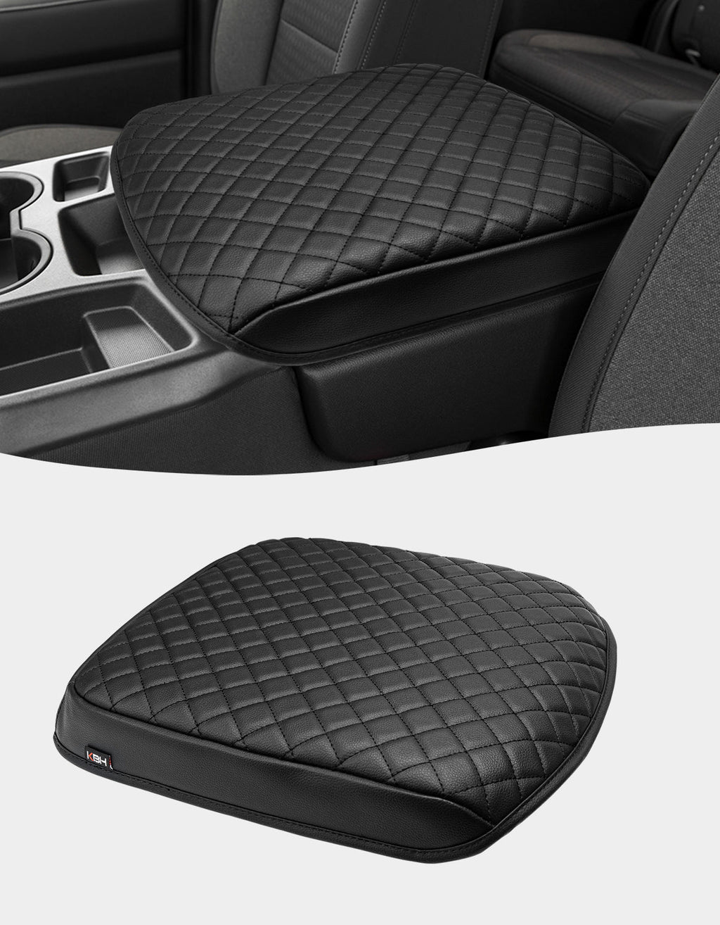 Center Console Armrest Cover Pad For Jump Seat 2019-2026 Chevy Silverado 1500 2500 3500,2019-2026 GMC Sierra 1500 2500 3500
