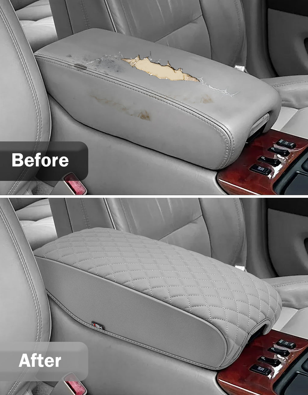 Center Console Armrest Cover Pad for 1998-2005 Lexus GS300 GS400 GS430