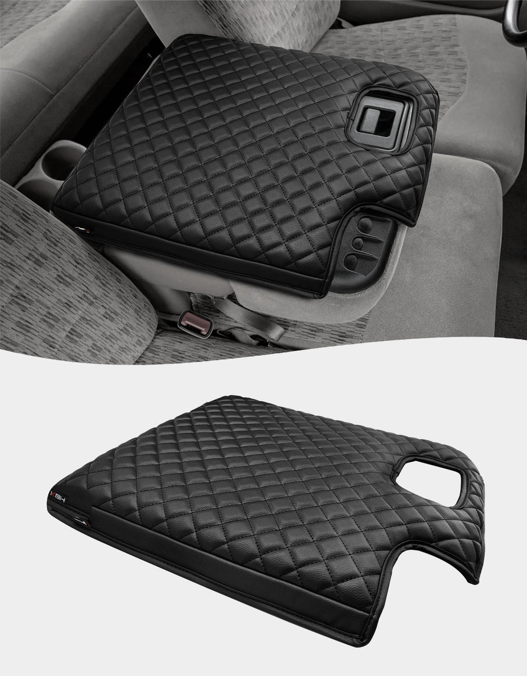 Center Console Armrest Cover Pad for Jump Seat 1999-2001 Ford F250 F350 F450 Super Duty