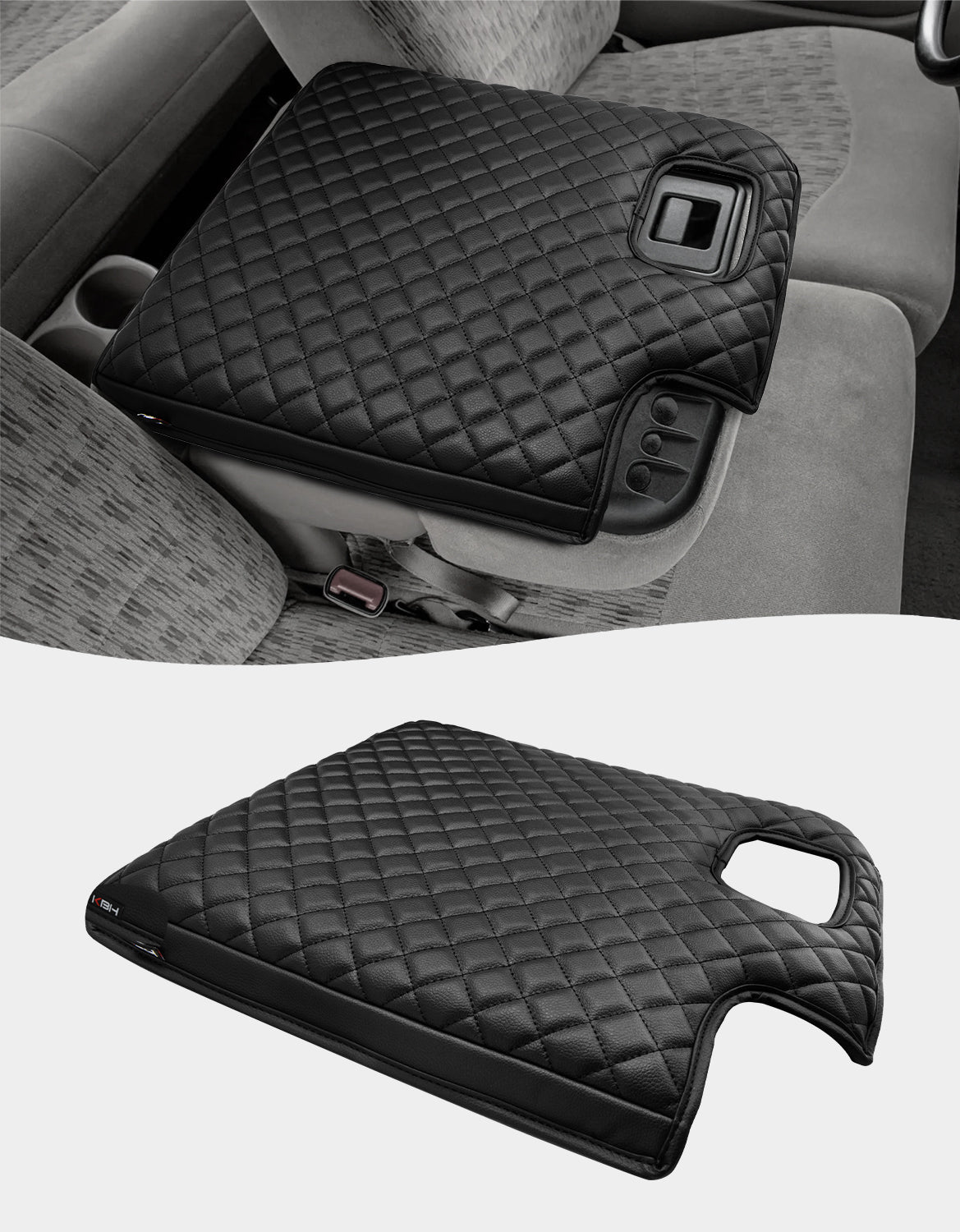 Center Console Armrest Cover Pad for Jump Seat 1999-2001 Ford F250 F350 F450 Super Duty