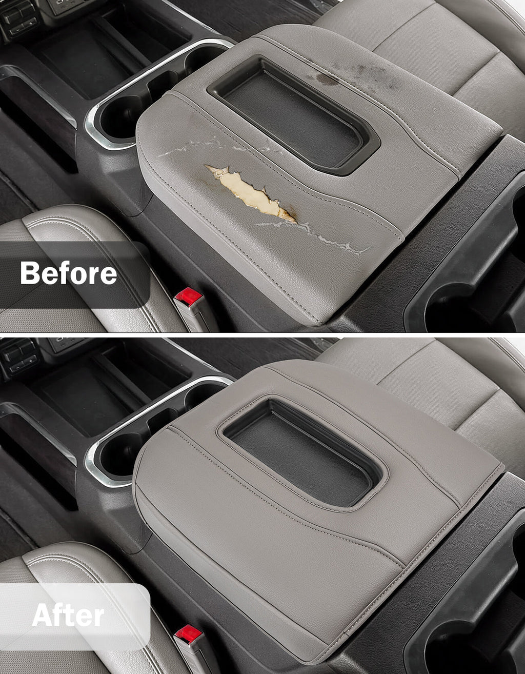 Thick Version Center Console Cushion Cover for Bucket Seat 2019-2026 GMC Sierra 1500 2500 3500,2019-2026 Chevy Silverado 1500 2500 3500, 2021-2026 Tahoe/Suburban/Yukon