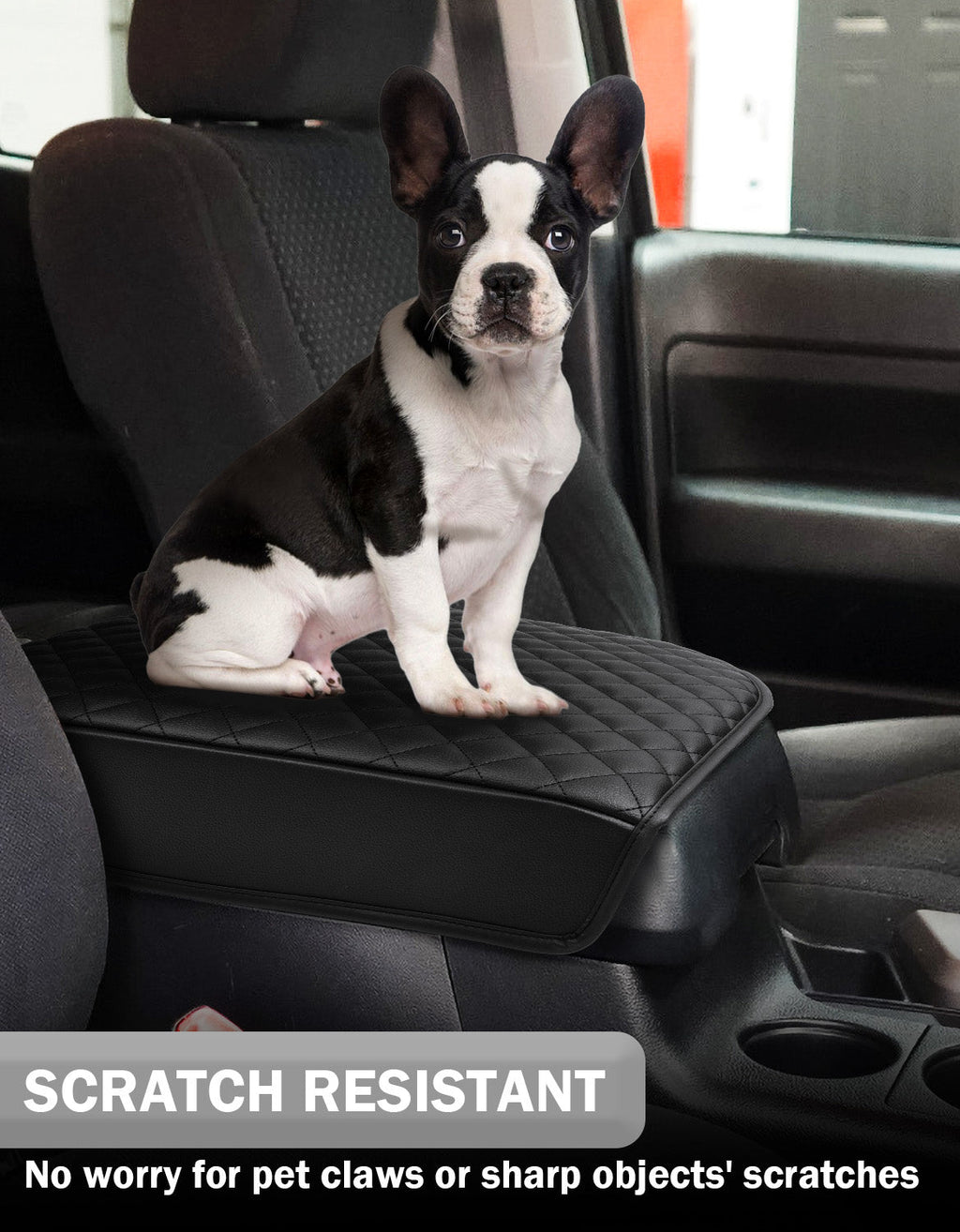 Center Console Armrest Cover Cushion Pad Protector for 2007-2013 Toyota Tundra,2008-2022 Toyota Sequoia
