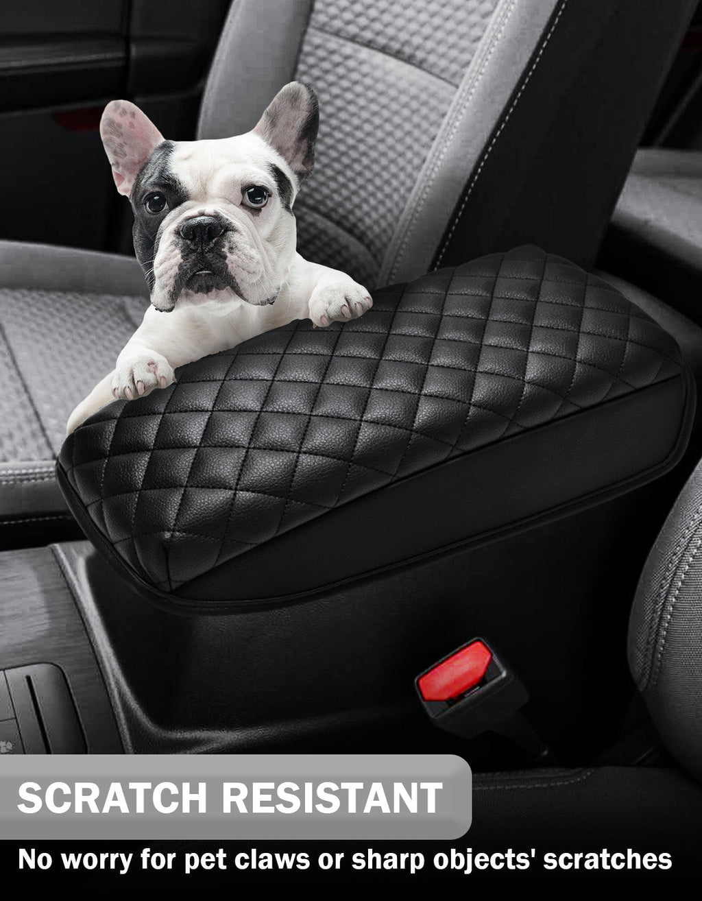 Center Console Armrest Cover Pad Cushion Protector for 2020-2026 Ford Escape,2021-2026 Ford Bronco Sport CX430
