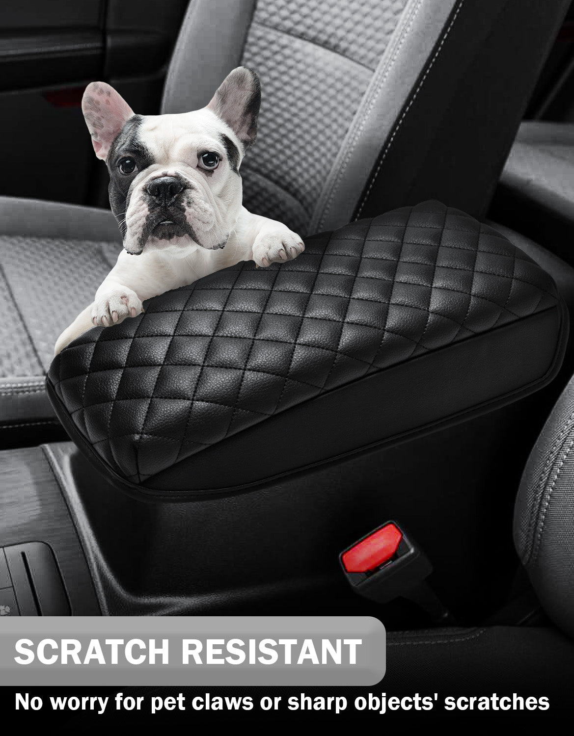 Center Console Armrest Cover Pad Cushion Protector for 2020-2026 Ford Escape,2021-2026 Ford Bronco Sport CX430