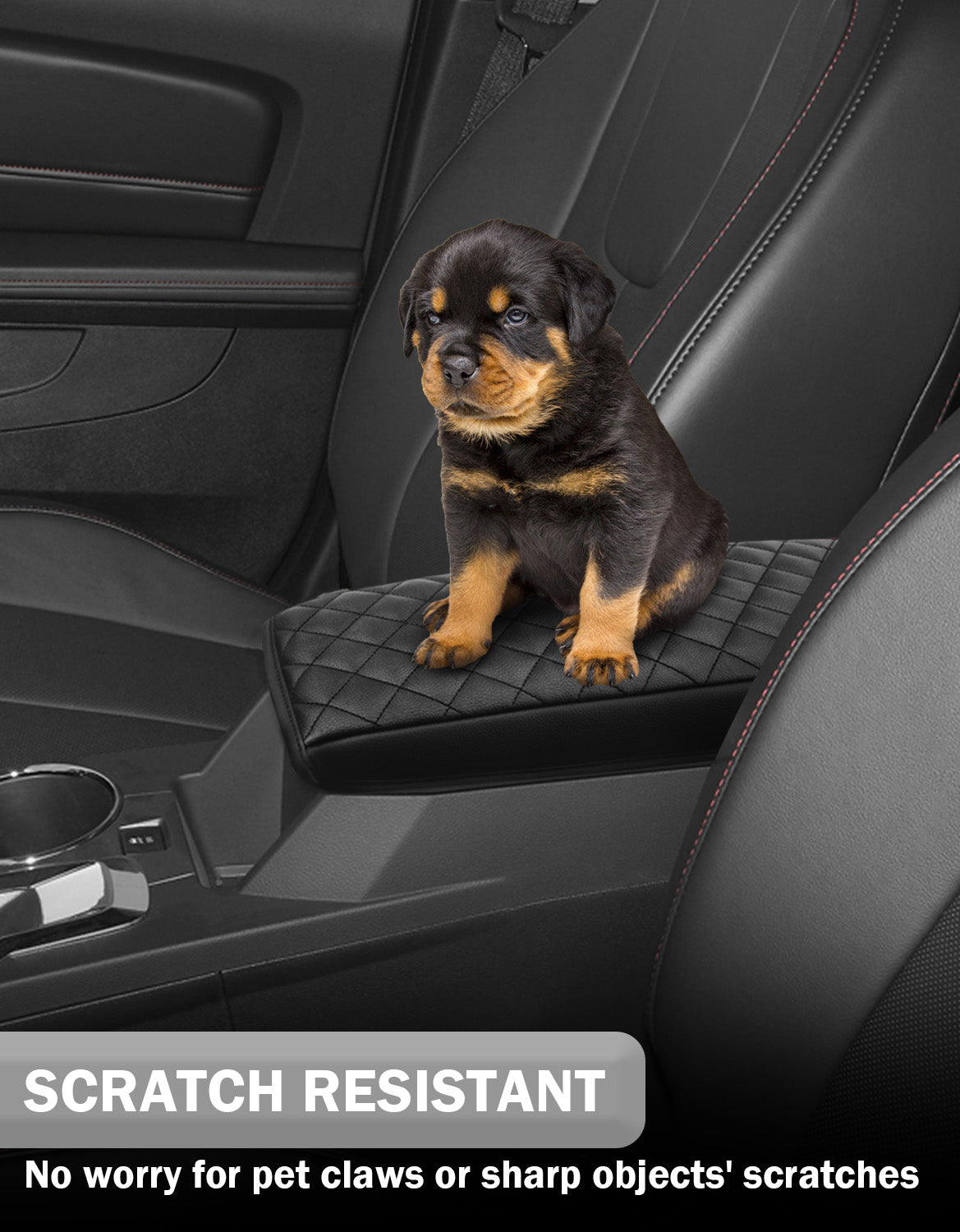 Center Console Armrest Cover for 2010-2017 Chevy Equinox,2010-2017 GMC Terrain