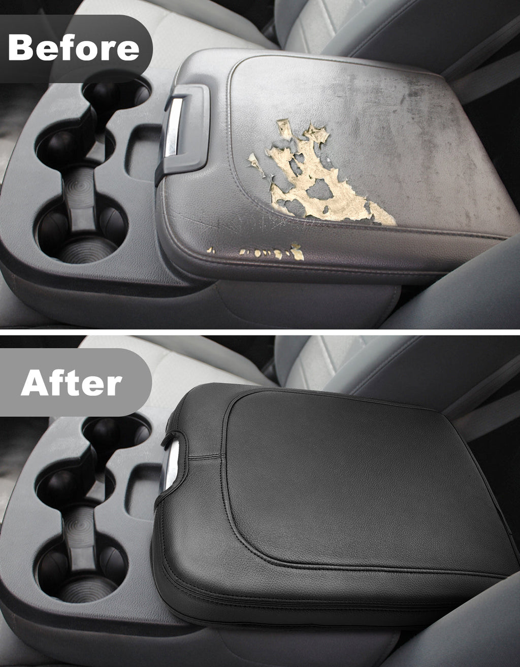 Center Console Armrest Cover for Jump Seat 2013-2018 Dodge Ram 1500,2013-2025 Dodge Ram 2500/3500/1500Classic