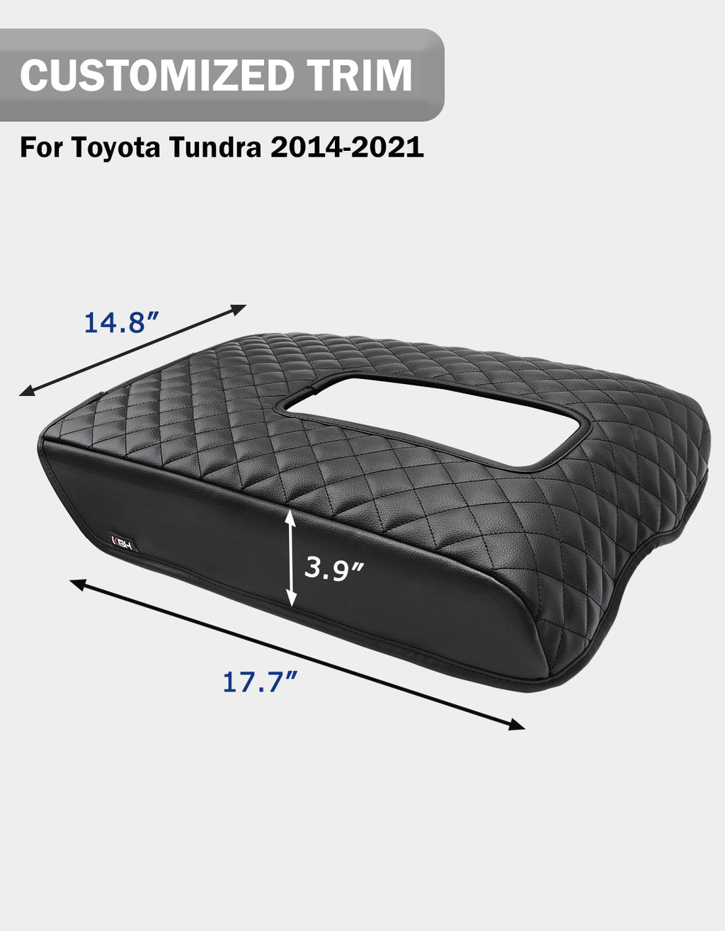 Center Console Armrest Cover for 2014-2021 Toyota Tundra