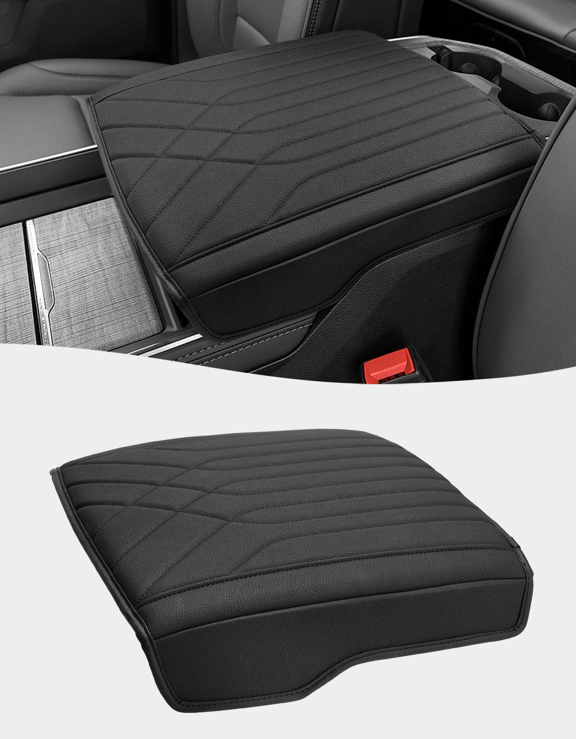 Center Console Armrest Cover for Bucket Seat 2019-2026 Dodge Ram 1500 2500 3500
