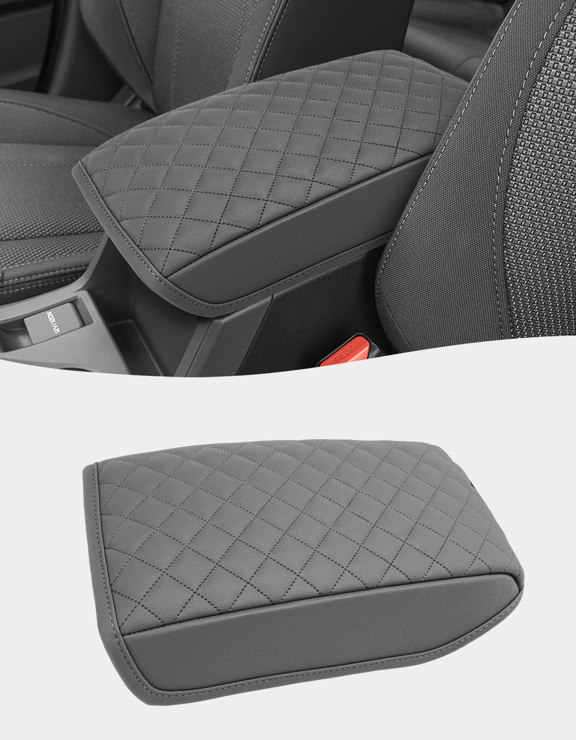 Center Console Armrest Cover Cushion Pad for 2024-2025 Subaru Impreza & Crosstrek