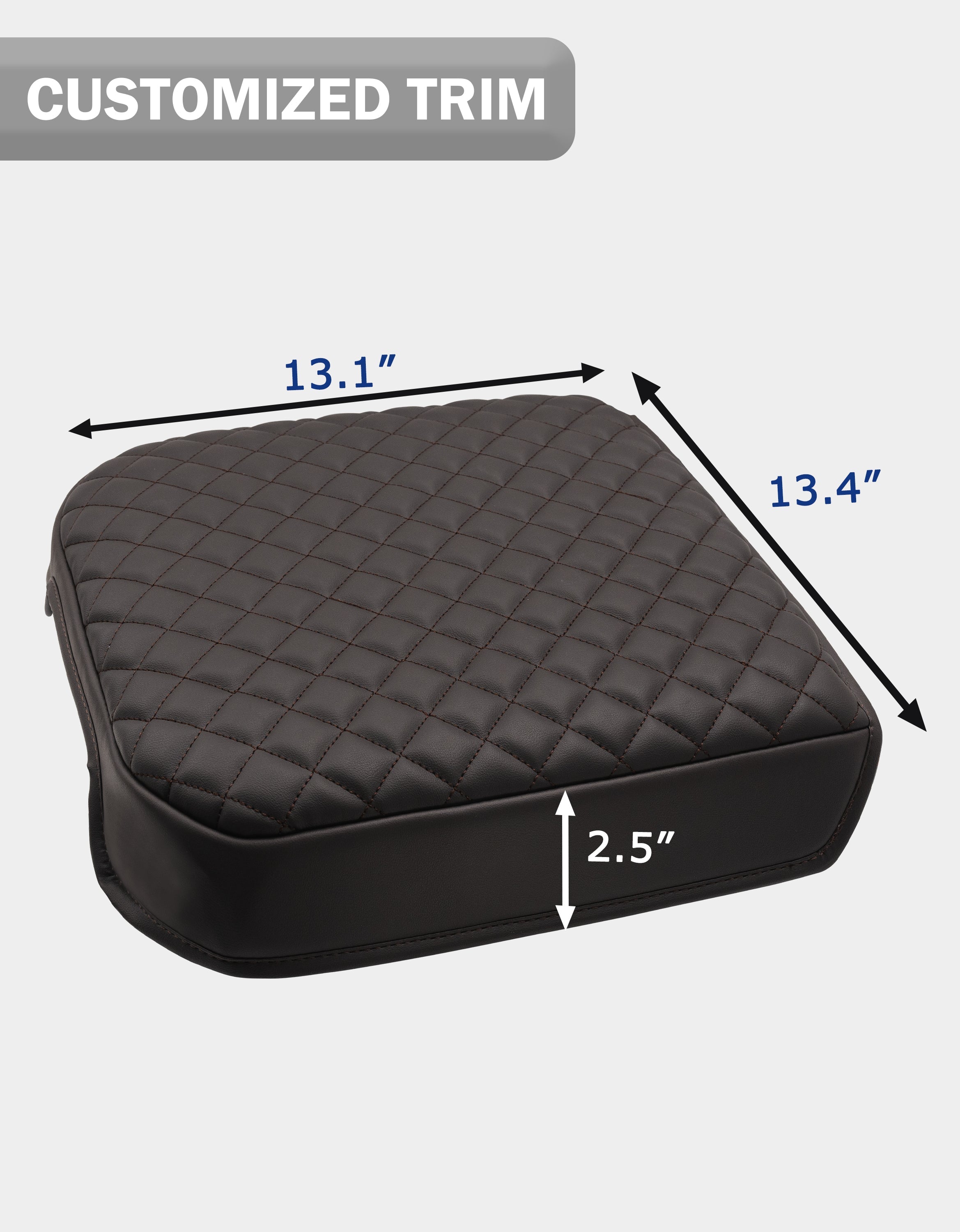 Center Console Cover Pad for Bucket Seat 2023-2026 Ford F250 F350 F450 F550 Super Duty