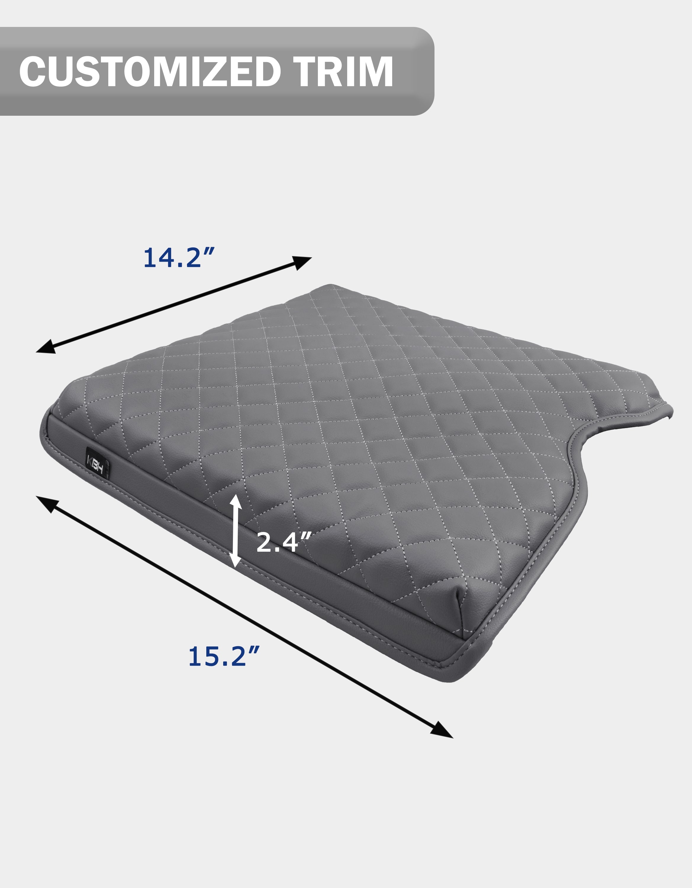 Center Console Armrest Cover Pad for Jump Seat 2015-2025 Ford F150, 2017-2025 Ford F250 F350 F450 F550 Super Duty