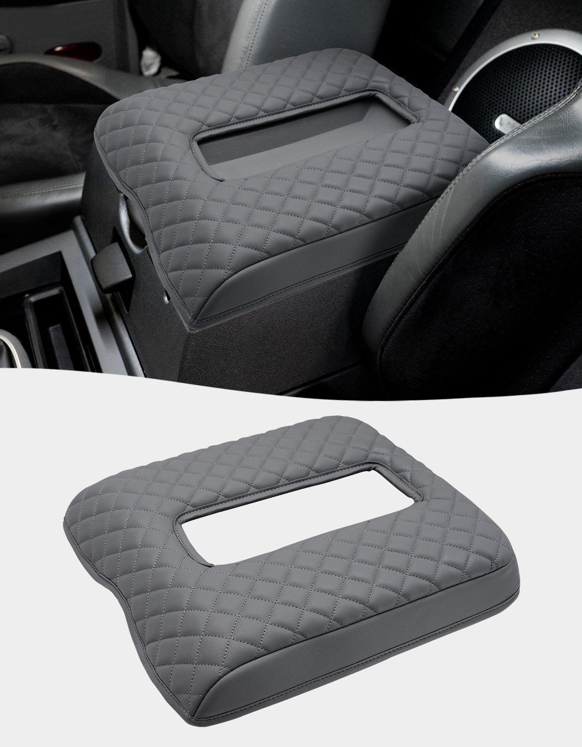 Center Console Armrest Cover Pad for Bucket Seat Dodge Ram Floor Business 2006-2009 Dodge Ram Floor Business