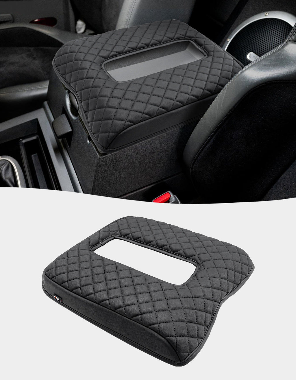Center Console Armrest Cover Pad for Bucket Seat Dodge Ram Floor Business 2006-2009 Dodge Ram Floor Business