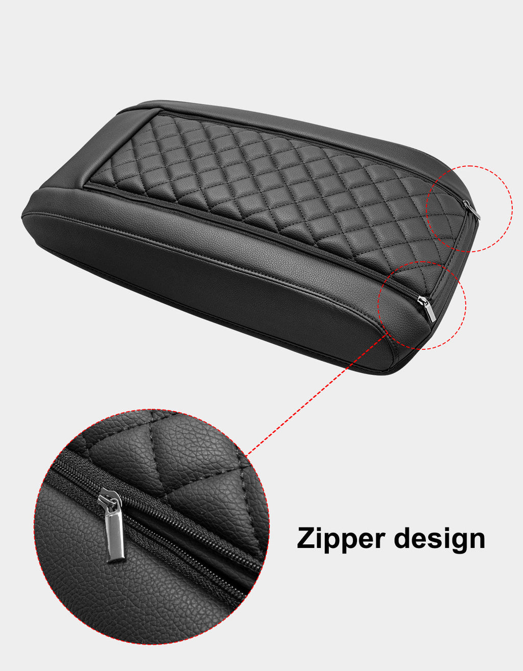 Center Console Armrest Cover Pad for Toyota Highlander 2020-2025