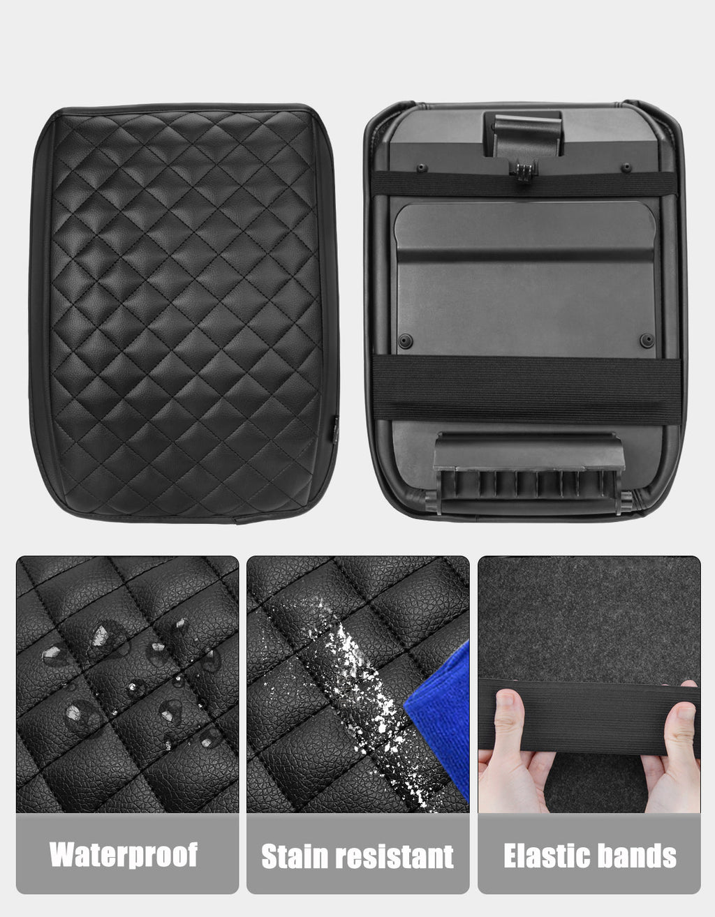 Center Console Armrest Cover Pad Cushion Protector for 2020-2026 Ford Explorer