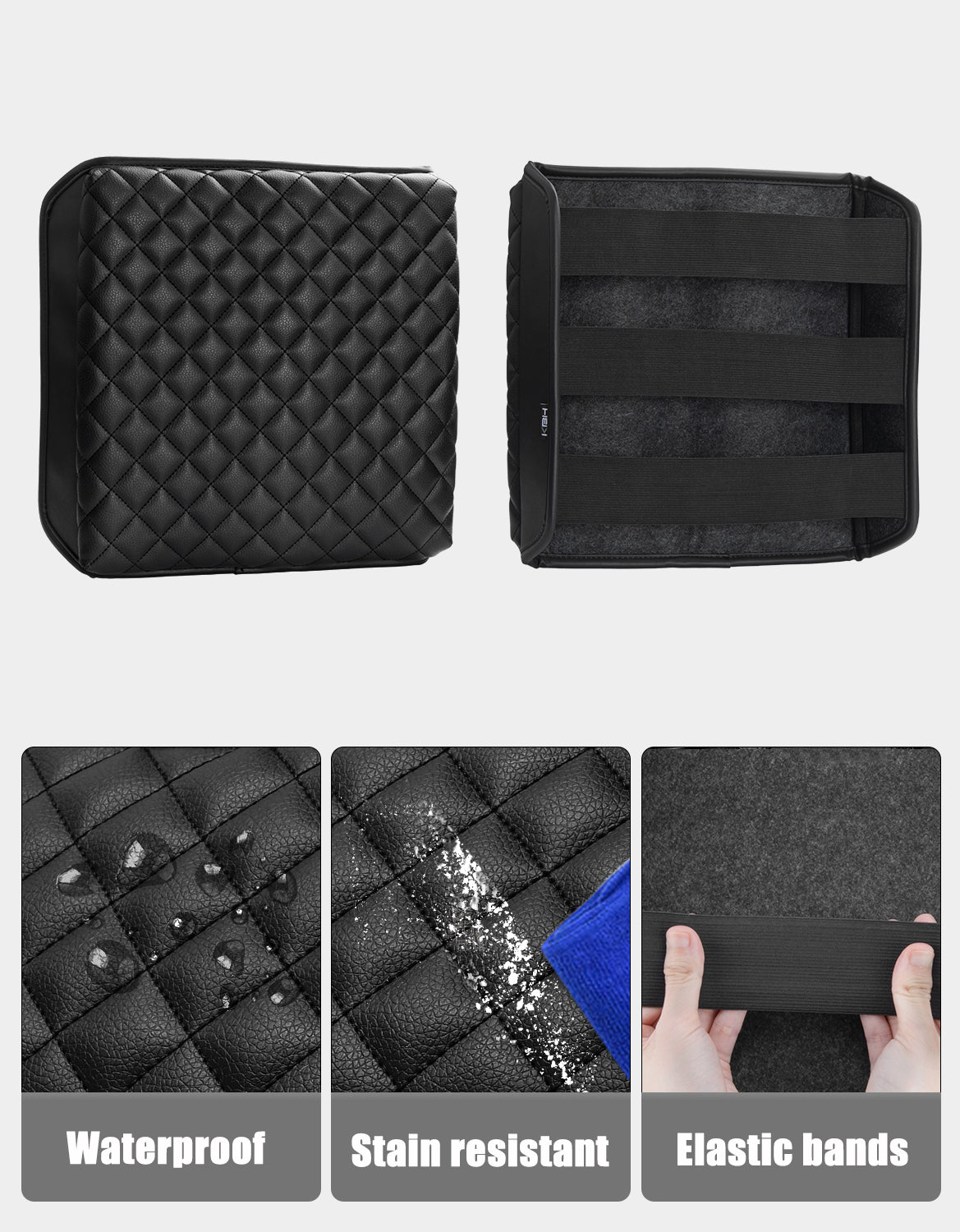 Center Work Surface Armrest Cushion for 2021-2026 Ford F150, 2022-2026 F150 Lightning