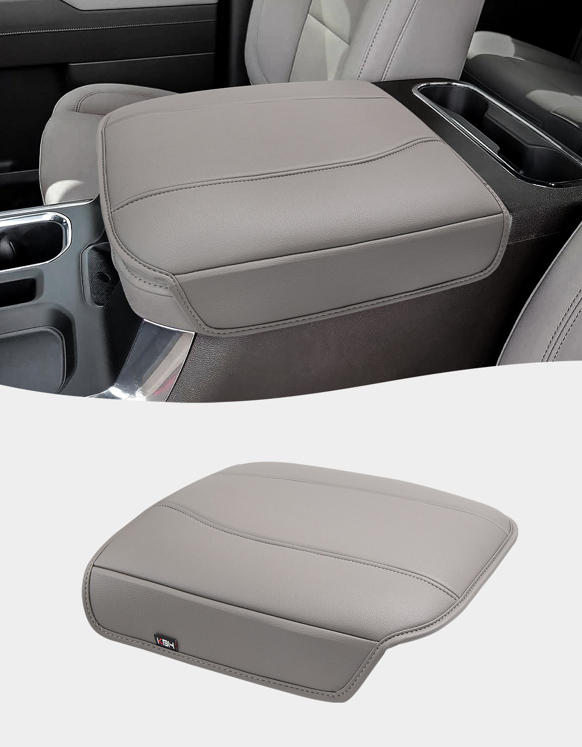 Thick Version Center Console Cushion Cover for  Bucket Seat 2019-2026 GMC Sierra 1500 2500 3500,2019-2026 Chevy Silverado 1500 2500 3500, 2021-2026 Tahoe/Suburban/Yukon
