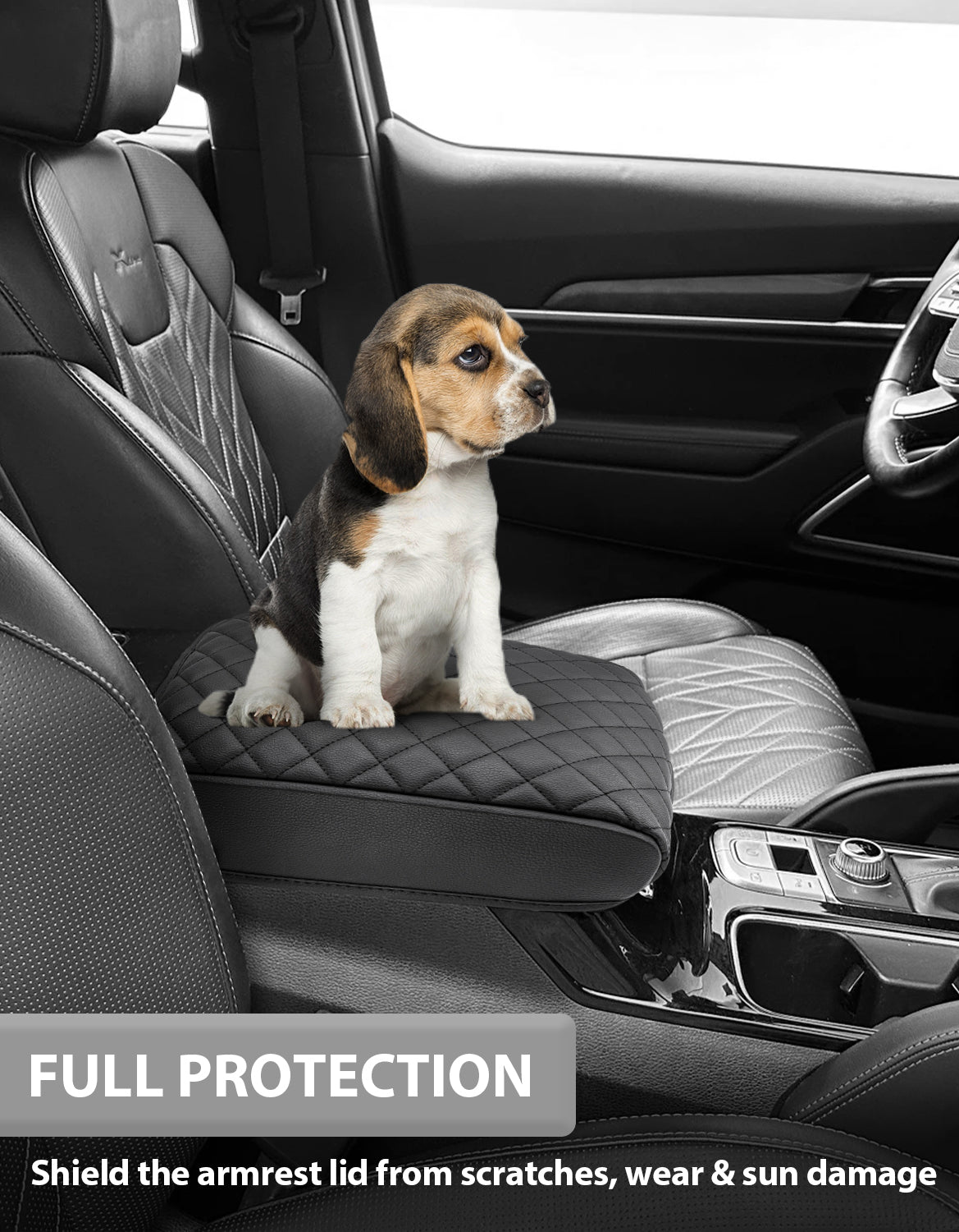 Center Console Armrest Cover Pad for KIA Telluride 2020-2024