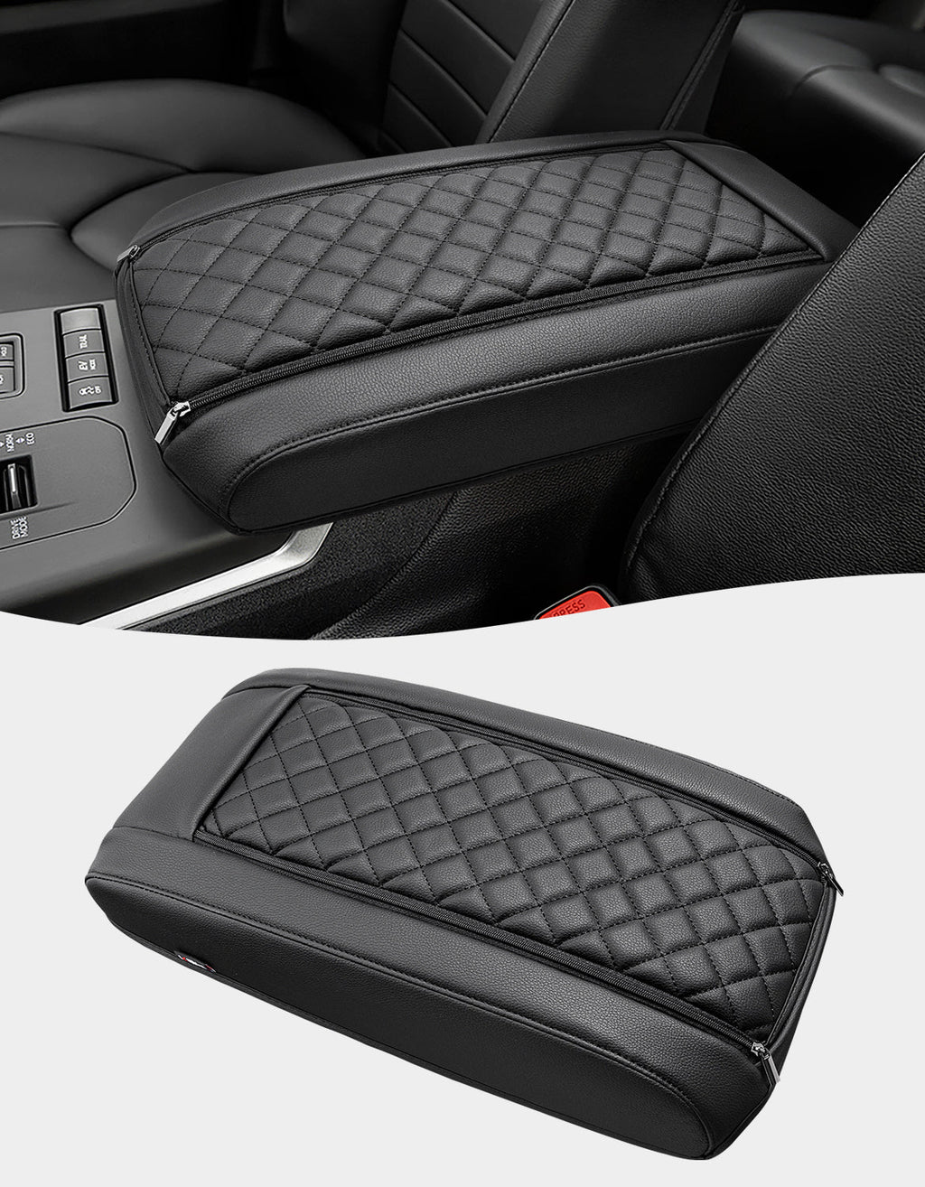 Center Console Armrest Cover Pad for Toyota Highlander 2020-2025
