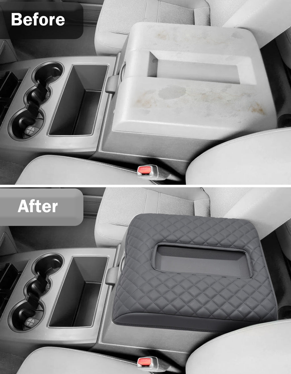 Center Console Armrest Cover Pad for Bucket Seat Dodge Ram Floor Business 2006-2009 Dodge Ram Floor Business