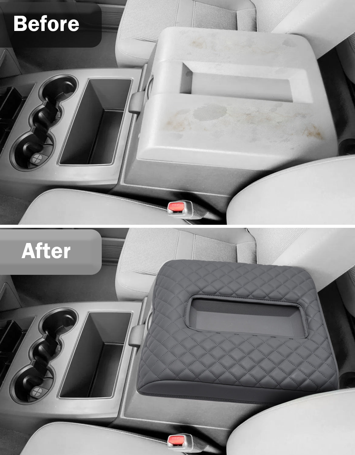 Center Console Armrest Cover Pad for Bucket Seat Dodge Ram Floor Business 2006-2009 Dodge Ram Floor Business