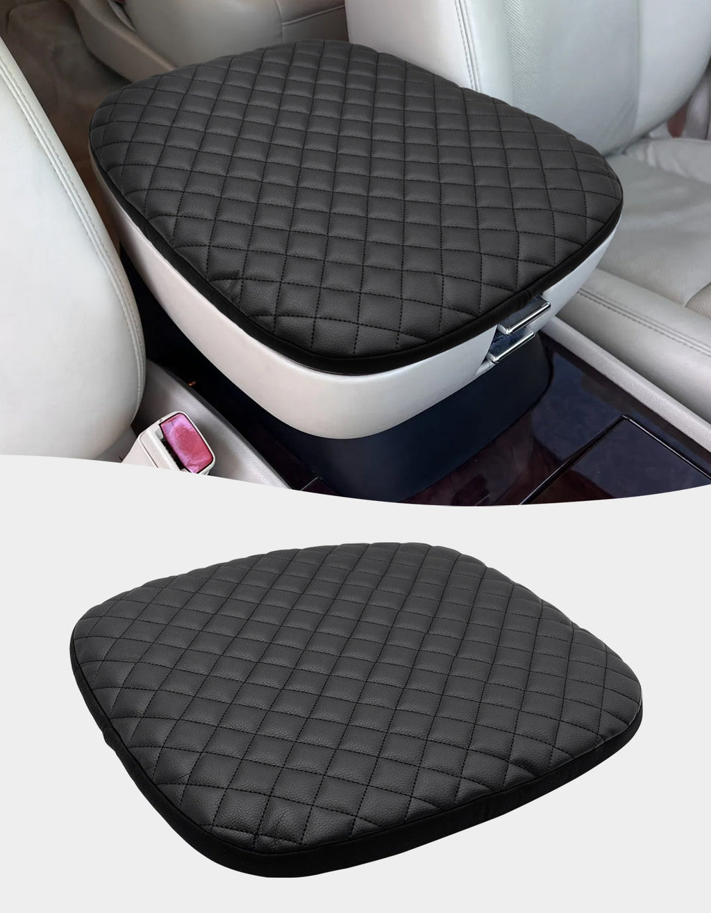Center Console Armrest Cover Pad Cushion Protector for Cadillac Escalade 2007-2014