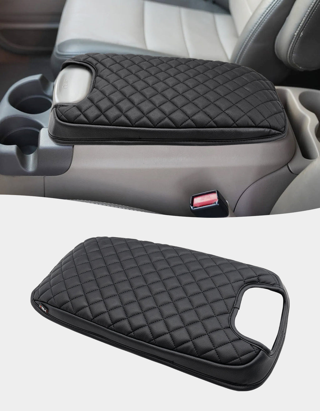 Center Console Armrest Cover for Bucket Seat 1999-2007 Ford F250 F350 F450 F550 Super Duty,2000-2008 Ford F650 Super Duty,1999-2007 Ford Excursion