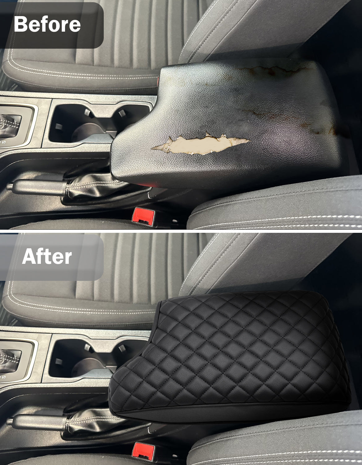 Center Console Cover Pad for Ford Ranger 2019-2023