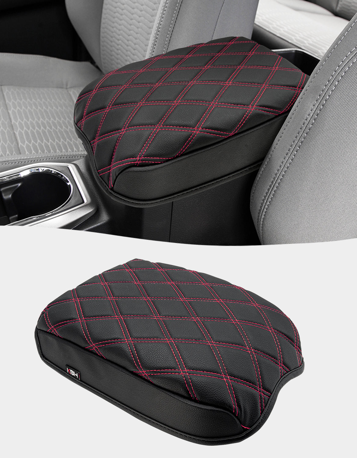 Center Console Armrest Cover Cushion Protector for Toyota Tacoma 2016-2023