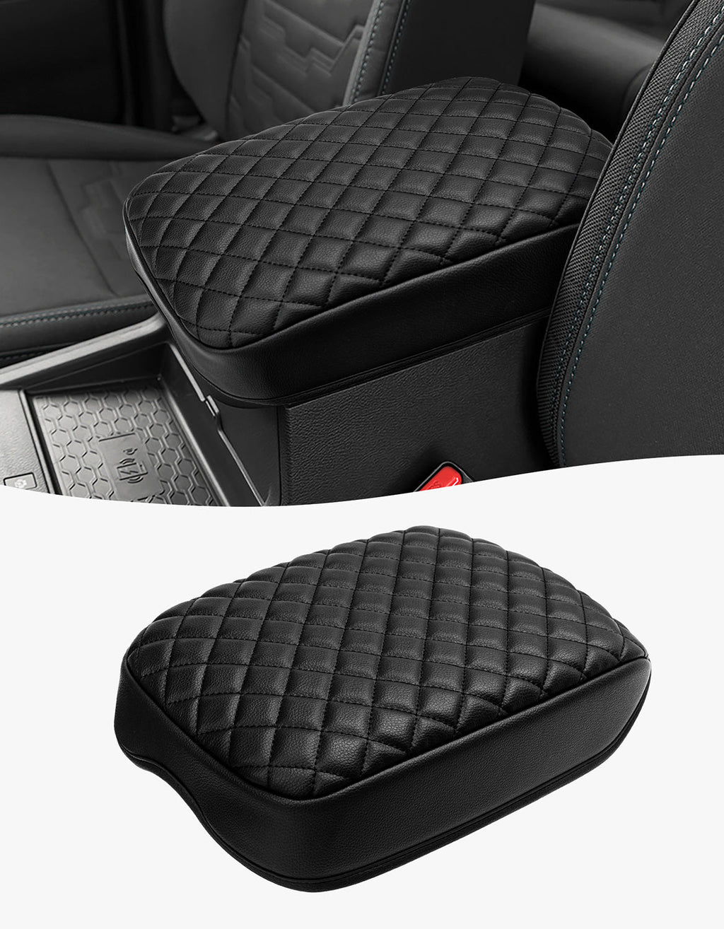Center Console Armrest Cover Pad for Nissan Frontier 2022-2025